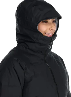 Casual Jackets-Rab Womens Valiance Parka - Black