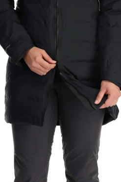 Casual Jackets-Rab Womens Valiance Parka - Black
