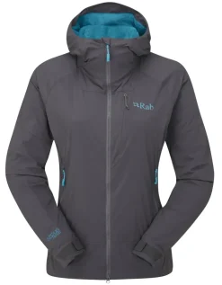 Softshell Jackets-Rab Womens Vapour-Rise Summit Jacket - Graphene