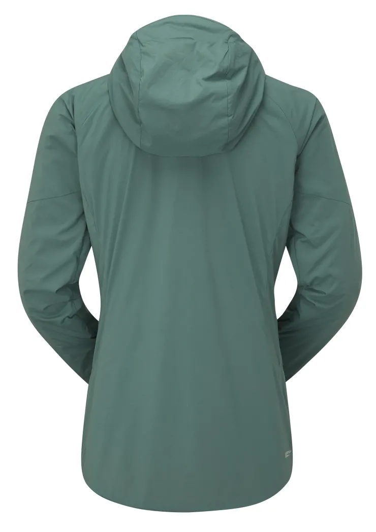 Softshell Jackets-Rab Womens Vapour-Rise Summit Jacket - Green Slate