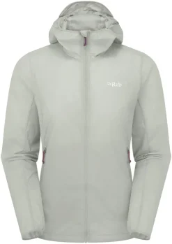 Windshirts-Rab Womens Vital Hoody - Light Zinc