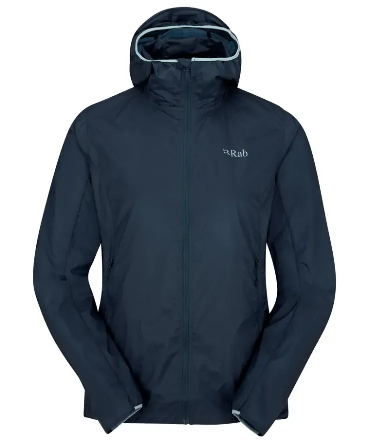 Windshirts-Rab Womens Vital Hoody - Tempest Blue