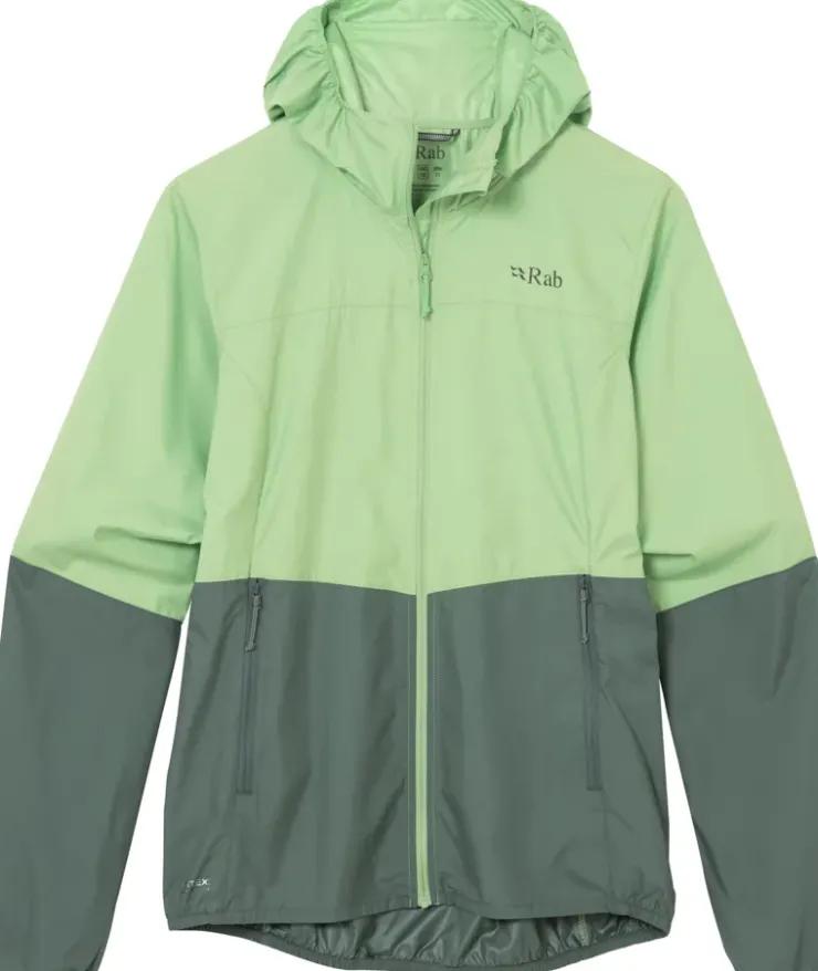Windshirts-Rab Womens Windgather Hoody - Fig Green-Sage