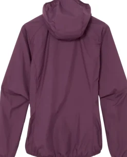 Windshirts-Rab Womens Windgather Hoody - Mulberry