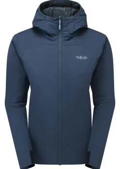 Insulated Jackets-Rab Womens Xenair Alpine Flex Jacket - Tempest Blue