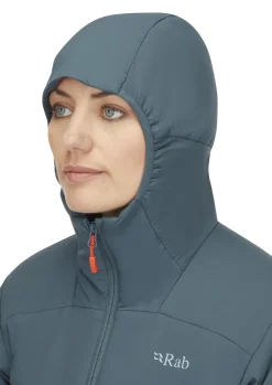 Insulated Jackets-Rab Womens Xenair Alpine Light Jacket - Orion Blue