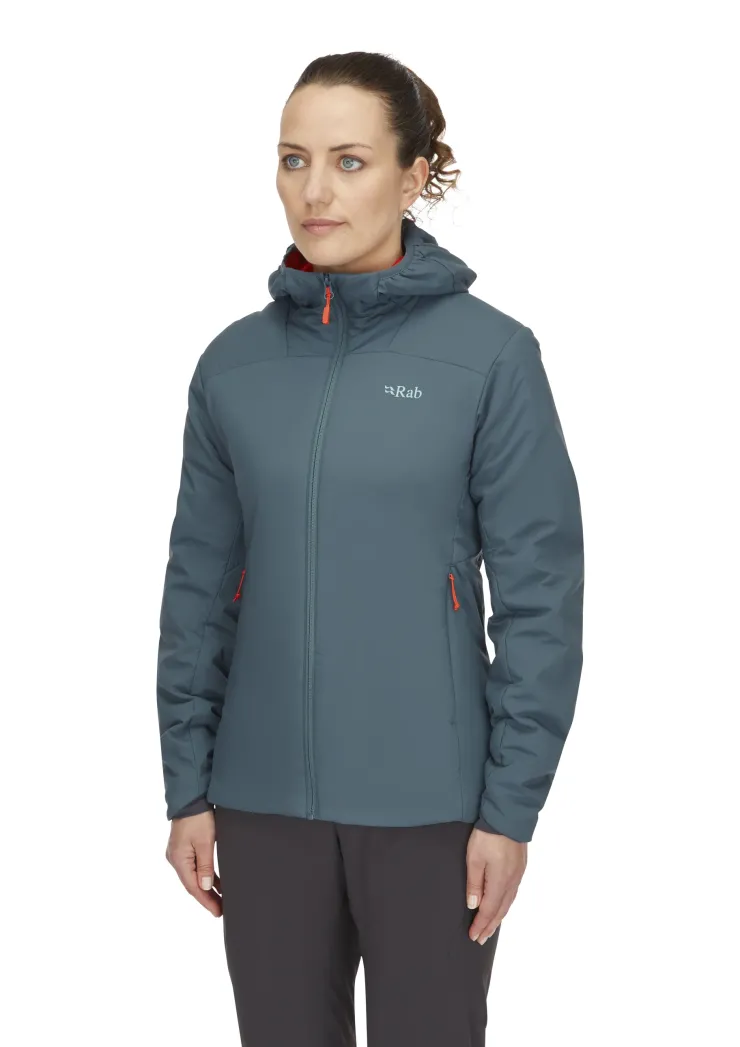 Insulated Jackets-Rab Womens Xenair Alpine Light Jacket - Orion Blue