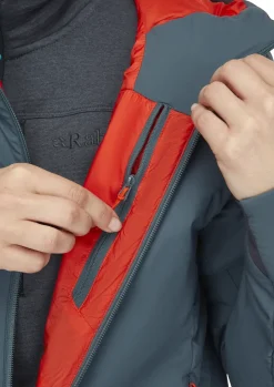 Insulated Jackets-Rab Womens Xenair Alpine Light Jacket - Orion Blue