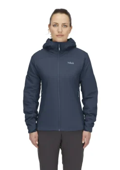Insulated Jackets-Rab Womens Xenair Alpine Light Jacket - Tempest Blue