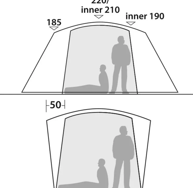 Family & Leisure Tents-Robens Cobra Stone 5 Tent