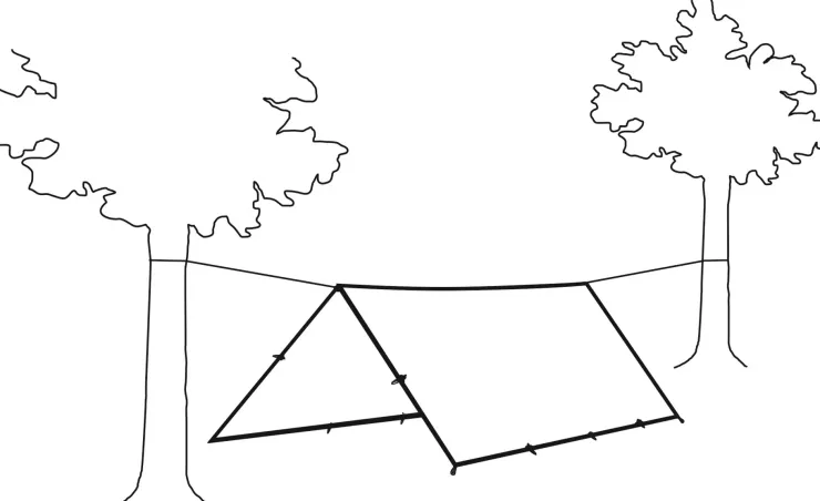 Tarps & Shelters-Robens Trail Tarp 3 x 3m