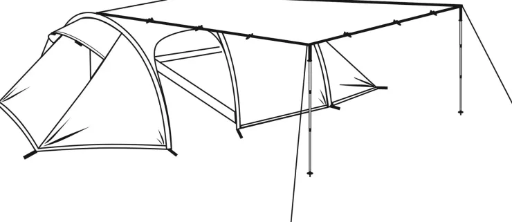 Tarps & Shelters-Robens Trail Tarp 3 x 3m