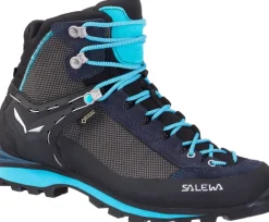 Mountain Boots-Salewa Womens Crow GTX Boots - Premium Navy-Ethernal Blue
