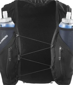 Fast & Light Rucksacks And Vests-Salomon ADV Skin 12 Running Vest Set - Black