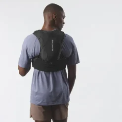 Fast & Light Rucksacks And Vests-Salomon ADV Skin 12 Running Vest Set - Black