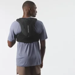 Fast & Light Rucksacks And Vests-Salomon ADV Skin 5 Running Vest Set - Black