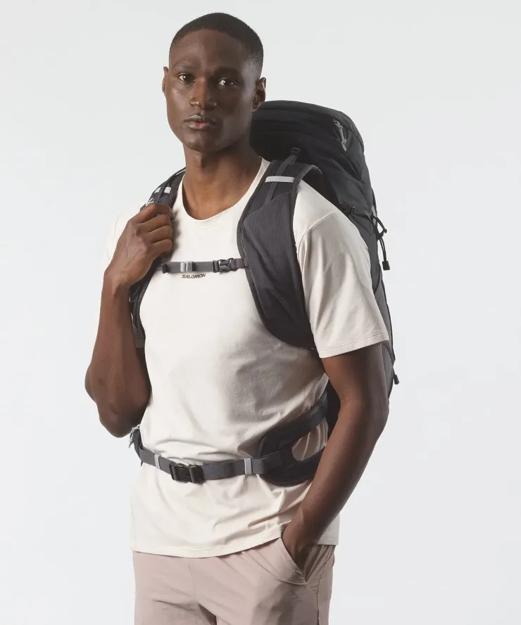 Day Packs-Salomon Aerotrek 30 Rucksack - Anthracite-Nine Iron-Alloy