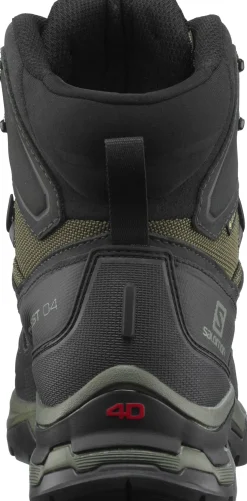 Hiking Shoes & Boots|Hiking Boots-Salomon Mens Quest 4 GTX Boots - Olive Night-Peat-Safari