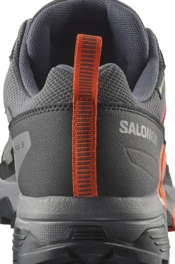 Hiking Shoes & Boots|Walking Shoes-Salomon Mens X Ultra 5 GTX Shoe - Asphalt-Castlerock-Burnt Ochre