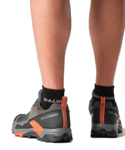 Hiking Shoes & Boots|Walking Shoes-Salomon Mens X Ultra 5 GTX Shoe - Asphalt-Castlerock-Burnt Ochre