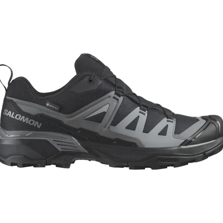 Walking Shoes-Salomon Mens X Ultra 360 GTX Shoes - Black-Magnet-Quiet Shade