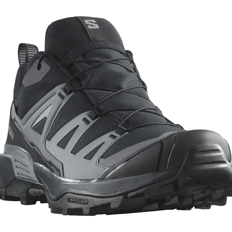 Walking Shoes-Salomon Mens X Ultra 360 GTX Shoes - Black-Magnet-Quiet Shade