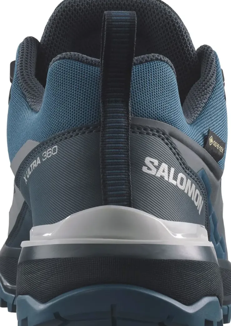 Hiking Shoes & Boots|Walking Shoes-Salomon Mens X Ultra 360 GTX Shoes - Carbon-India Ink-Deep Dive