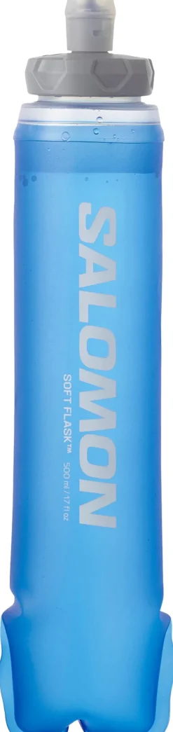 Water Bottles-Salomon Soft Flask - 500Ml - Clear Blue