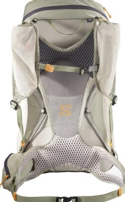 Day Packs-Salomon Womens Aerotrek 28 Rucksack - Seagrass-Silver Cloud-Nine Iron