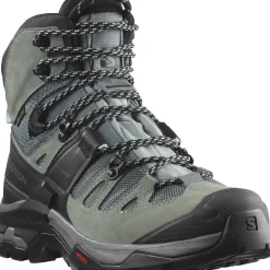 Hiking Shoes & Boots|Hiking Boots-Salomon Womens Quest 4 GTX Boots - Slate-Trooper-Opal Blue