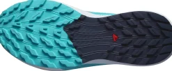 Hiking Shoes & Boots|Running Shoes-Salomon Womens Sense Ride 5 Shoes - Cashmere Blue-Carbon-Peacock Blue