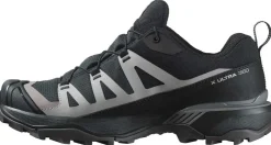 Hiking Shoes & Boots|Walking Shoes-Salomon Womens X Ultra 360 GTX Shoes - Black-Plum Kitten-Shale