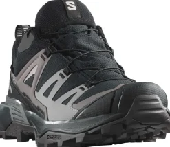 Hiking Shoes & Boots|Walking Shoes-Salomon Womens X Ultra 360 GTX Shoes - Black-Plum Kitten-Shale