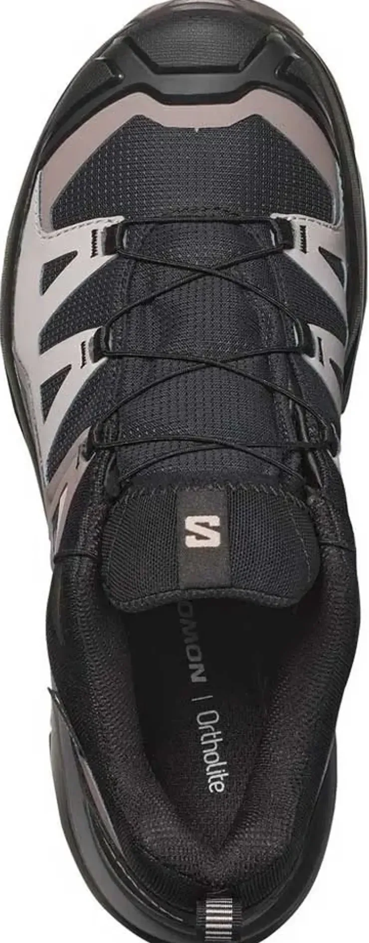 Hiking Shoes & Boots|Walking Shoes-Salomon Womens X Ultra 360 GTX Shoes - Black-Plum Kitten-Shale