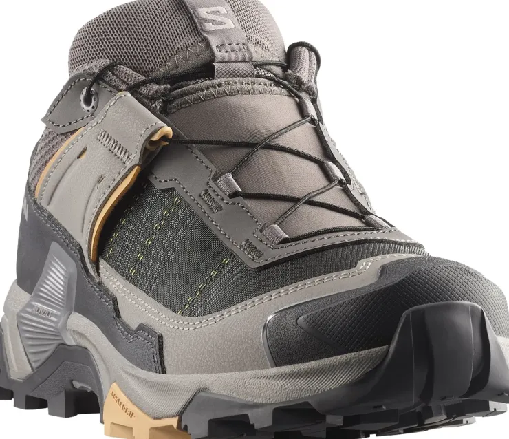 Hiking Shoes & Boots|Walking Shoes-Salomon Womens X Ultra 5 GTX Shoe - Plum Kitten-Nine Iron-Soft Clay