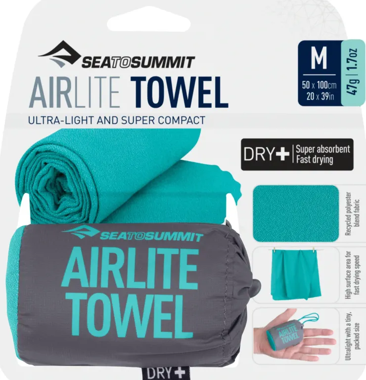 Toiletries & Personal Hygiene-Sea To Summit Airlite Towel - M - Baltic