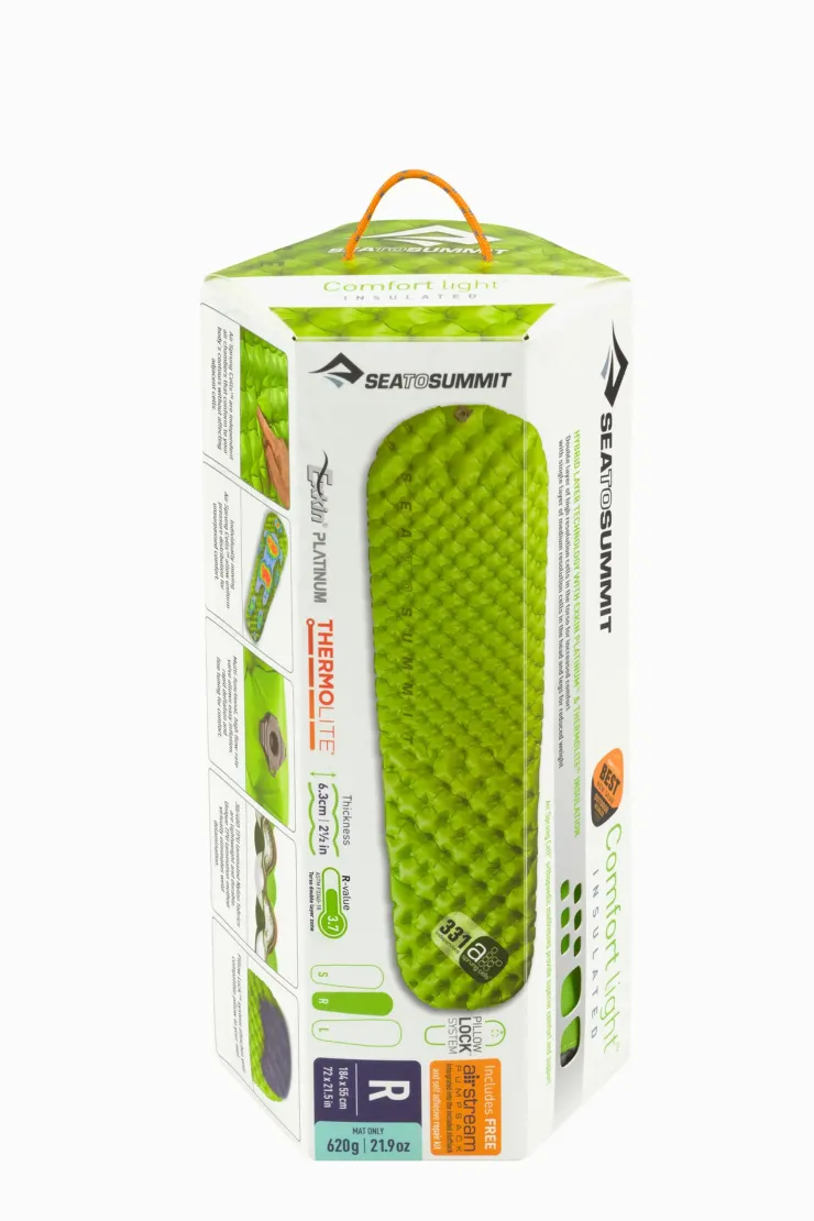 Backpacking & Lightweight Sleeping Mats-Sea To Summit Comfort Light ASC Insulated Mat - Regular