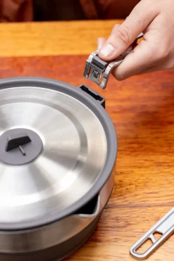 Pots, Pans & Kettles-Sea To Summit Detour Stainless Steel Collapsible Pouring Pot - 1.8L