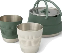 Pots, Pans & Kettles-Sea To Summit Detour Stainless Steel Kettle Cook Set - 2P - 3 Piece