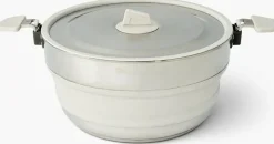 Pots, Pans & Kettles-Sea To Summit Detour Stainless Steel Collapsible Pot - 5L