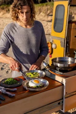 Plates, Bowls, Cups & Utensils-Sea To Summit Detour Stainless Steel Plate - Moonstruck