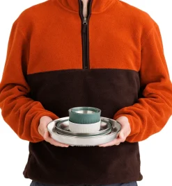 Plates, Bowls, Cups & Utensils-Sea To Summit Detour Stainless Steel Collapsible Dinnerware Set - 2P - 6 Piece