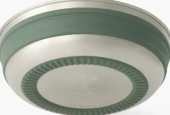 Plates, Bowls, Cups & Utensils-Sea To Summit Detour Stainless Steel Collapsible Bowl - M - Laurel Wreath
