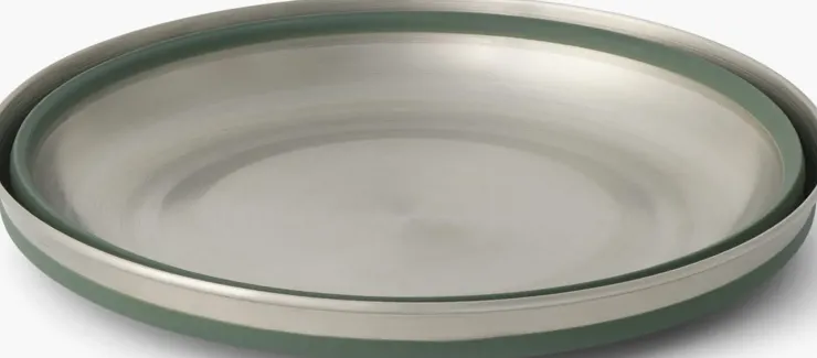 Plates, Bowls, Cups & Utensils-Sea To Summit Detour Stainless Steel Collapsible Bowl - L - Laurel Wreath
