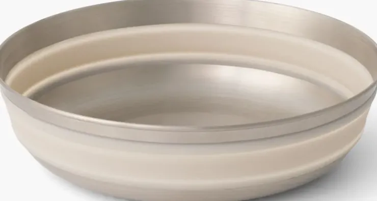 Plates, Bowls, Cups & Utensils-Sea To Summit Detour Stainless Steel Collapsible Bowl - L - Moonstruck