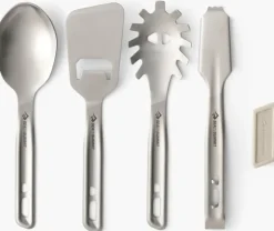 Plates, Bowls, Cups & Utensils-Sea To Summit Detour Stainless Steel Utensil Set - 4 Piece