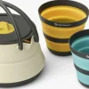Pots, Pans & Kettles-Sea To Summit Frontier UL Collapsible Kettle Cook Set - 2P - 3 Piece