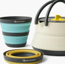Pots, Pans & Kettles-Sea To Summit Frontier UL Collapsible Kettle Cook Set - 2P - 3 Piece