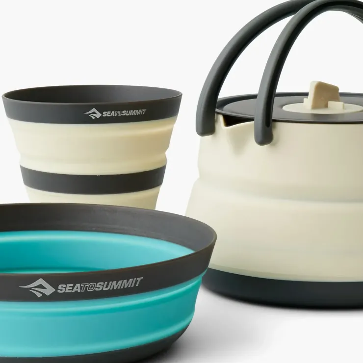 Pots, Pans & Kettles-Sea To Summit Frontier UL Collapsible Kettle Cook Set - 1P - 3 Piece