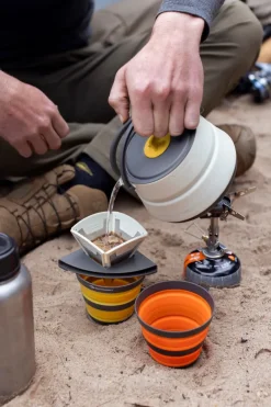 Plates, Bowls, Cups & Utensils-Sea To Summit Frontier UL Collapsible Cup - Puffin Bill Orange